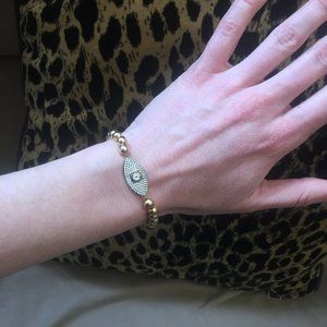 Evil Eye Charm Bead Necklace